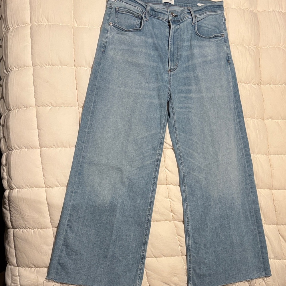 Citizens Of Humanity Light Wash Wide-Leg Jeans